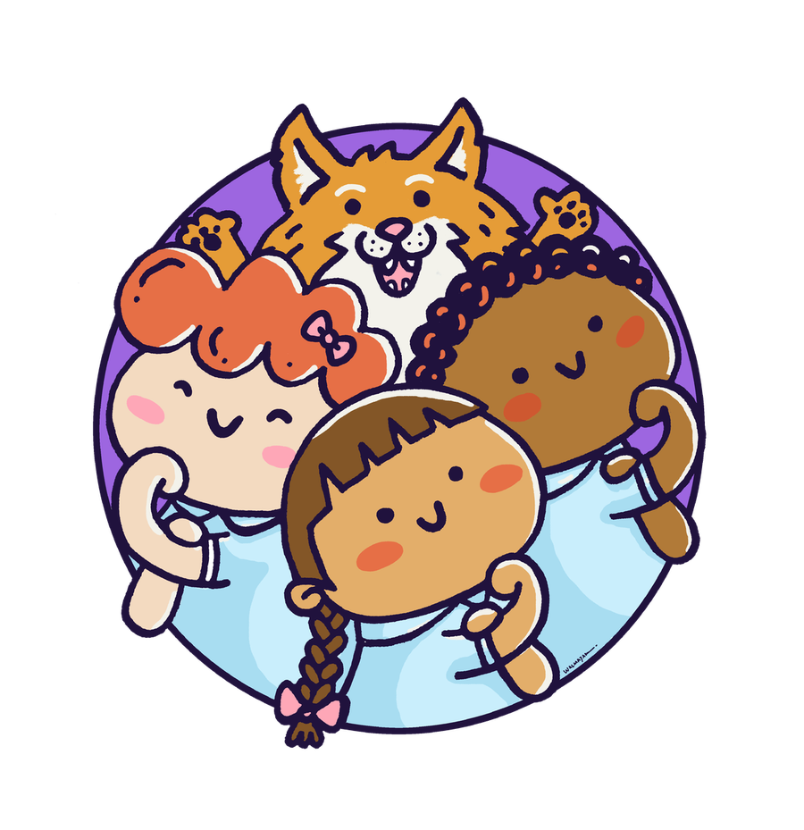 The César Chávez Wildcat with four students