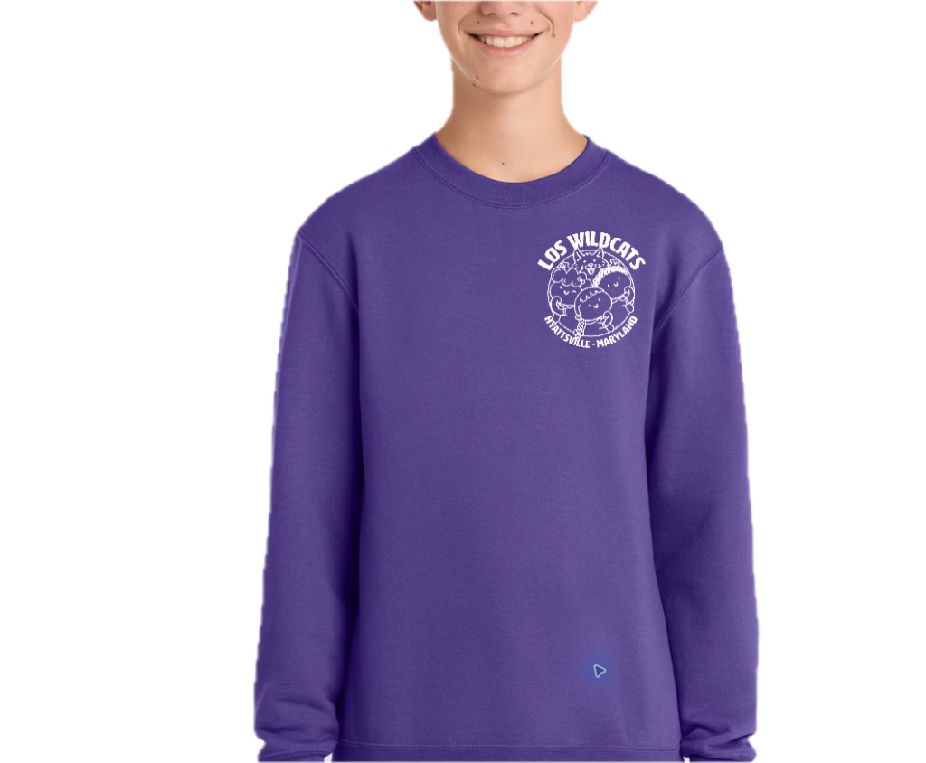Los Wildcats Crest Crewneck Sweatshirt